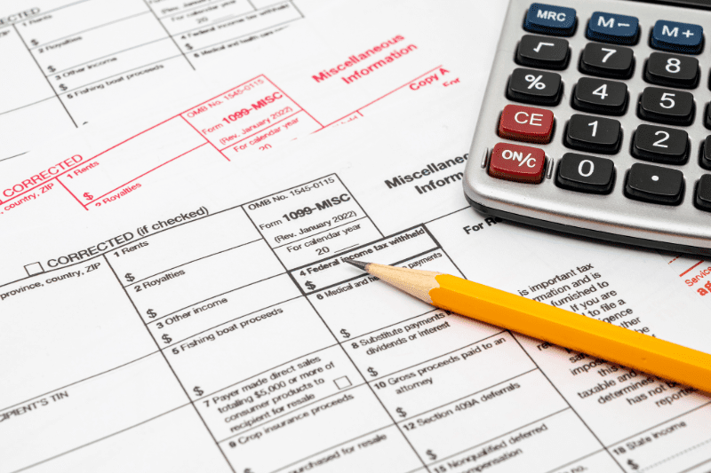 1099 tax forms